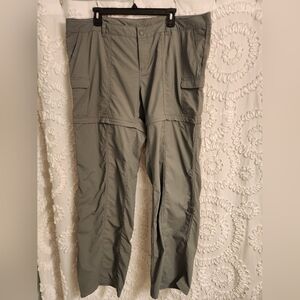North Face Convertible Hiking Pants Womens plus Size 20 Gorpcore Zip Off Nylon